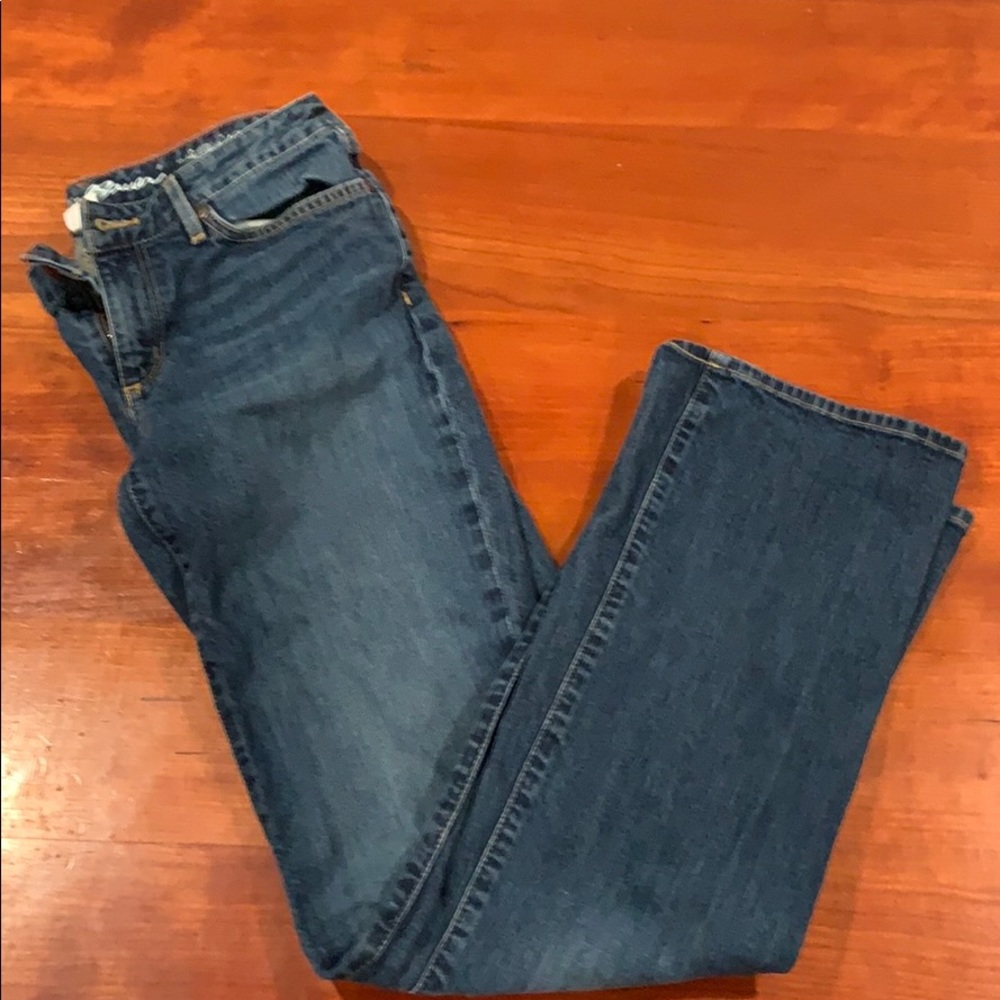Eddie Bauer slightly curvy bootcut Jeans